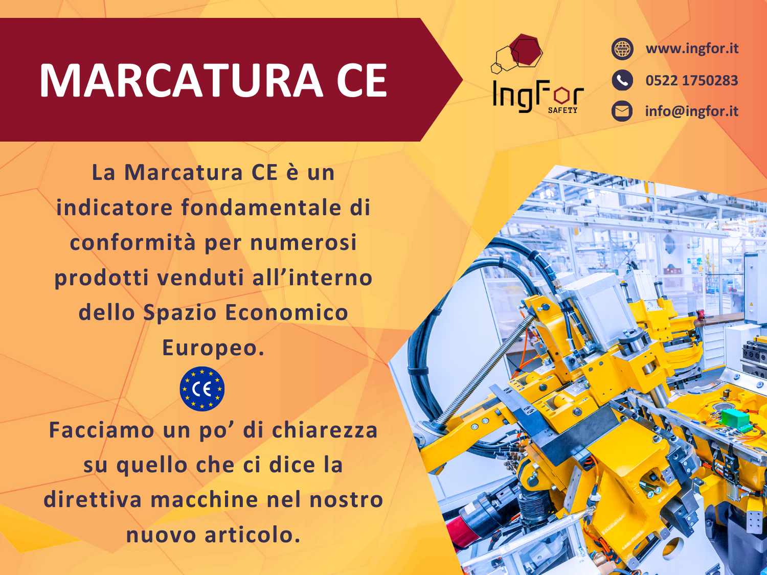 Marcatura CE e Direttiva Macchine