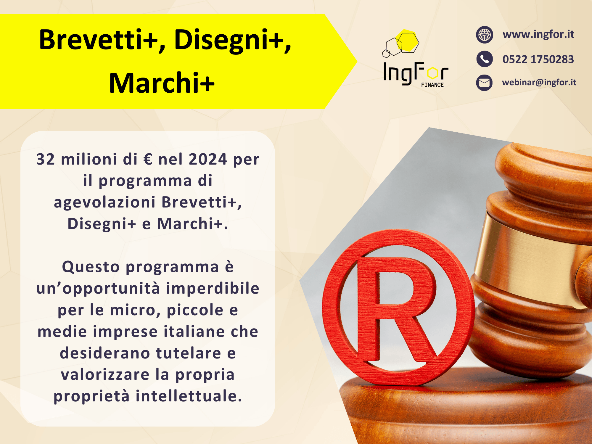 Brevetti+, Disegni+, Marchi+